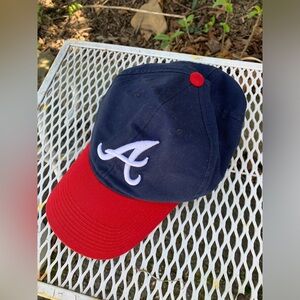 Atlanta Braves Youth Hat Adjustable Blue Embroidered Baseball OC Sports MLB
